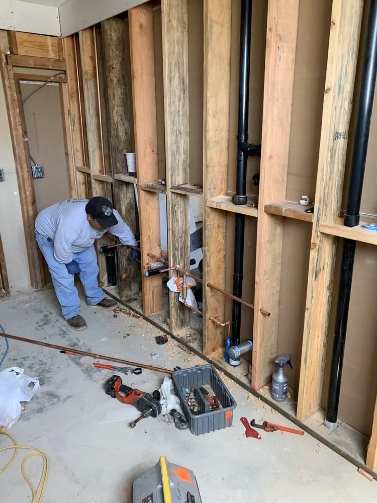 Commercial rough-in plumbing for Gas Line Repair in Readington
